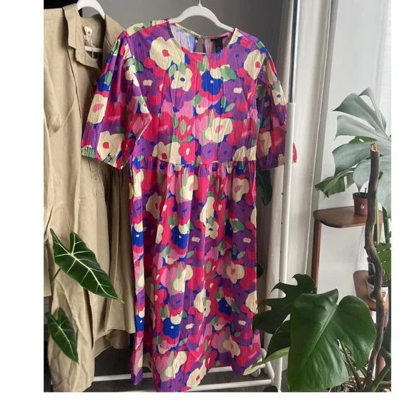 midi dress with draped detail Brown Draped Midi Dress XXL